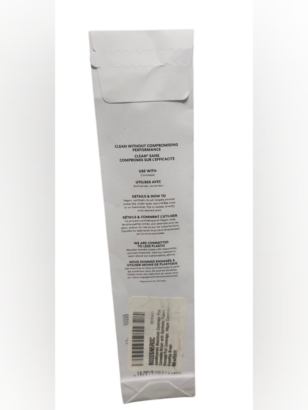 BareMinerals Maximum Coverage Concealer Brush - Black NIP - Picture 2 of 2